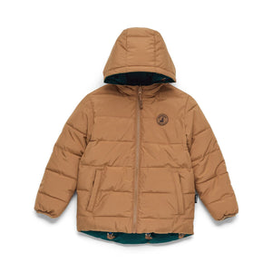 Reversible Eco Puffer (Tan Wolf)