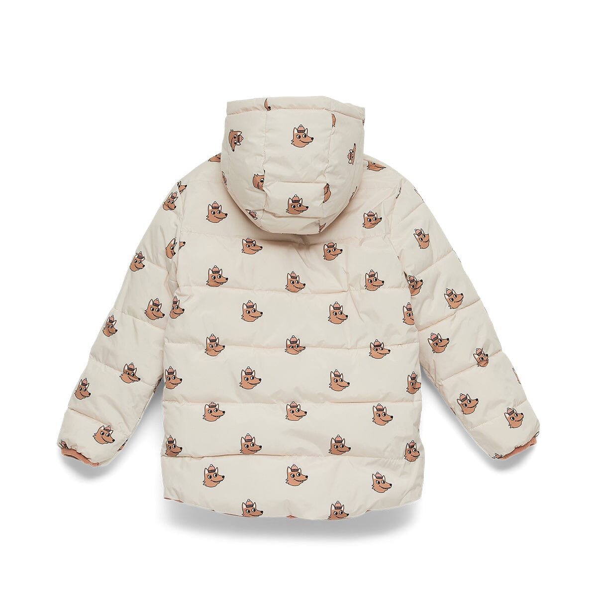 Reversible Eco Puffer (Terracotta Wolf)