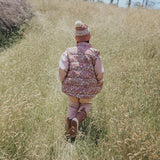 Reversible Vest (Rosewood Floral)