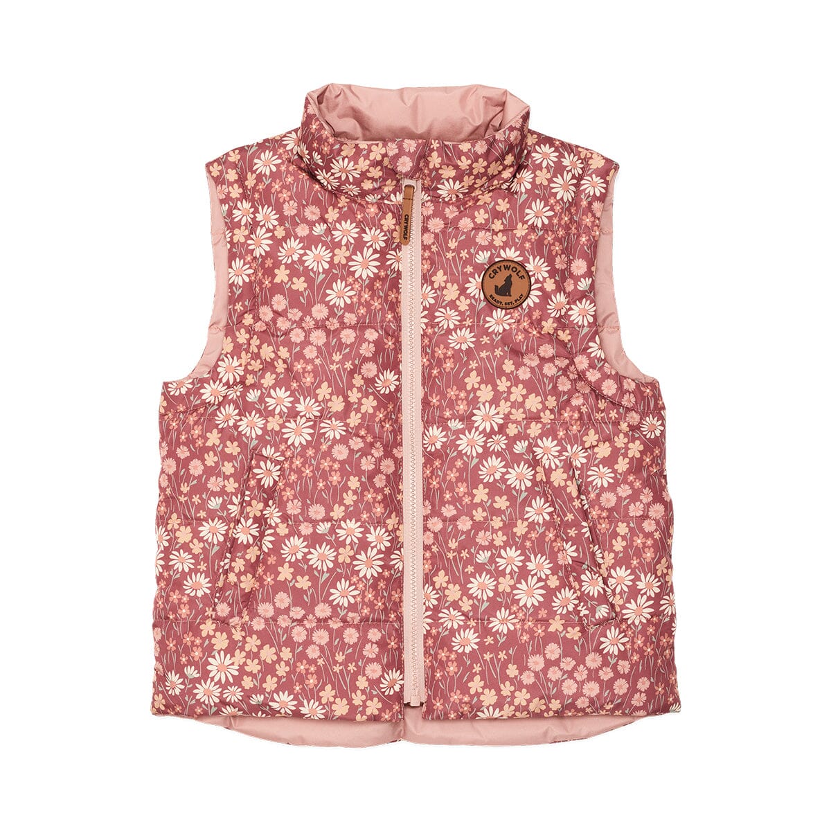 Reversible Vest (Rosewood Floral)
