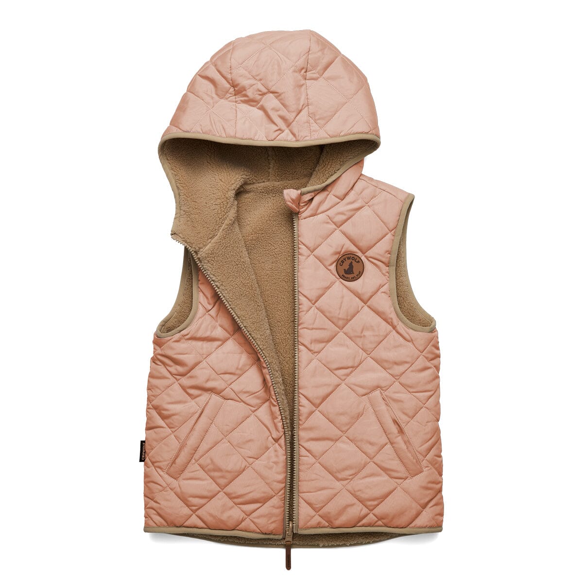 Reversible Yeti Vest (Terracotta/Camel)