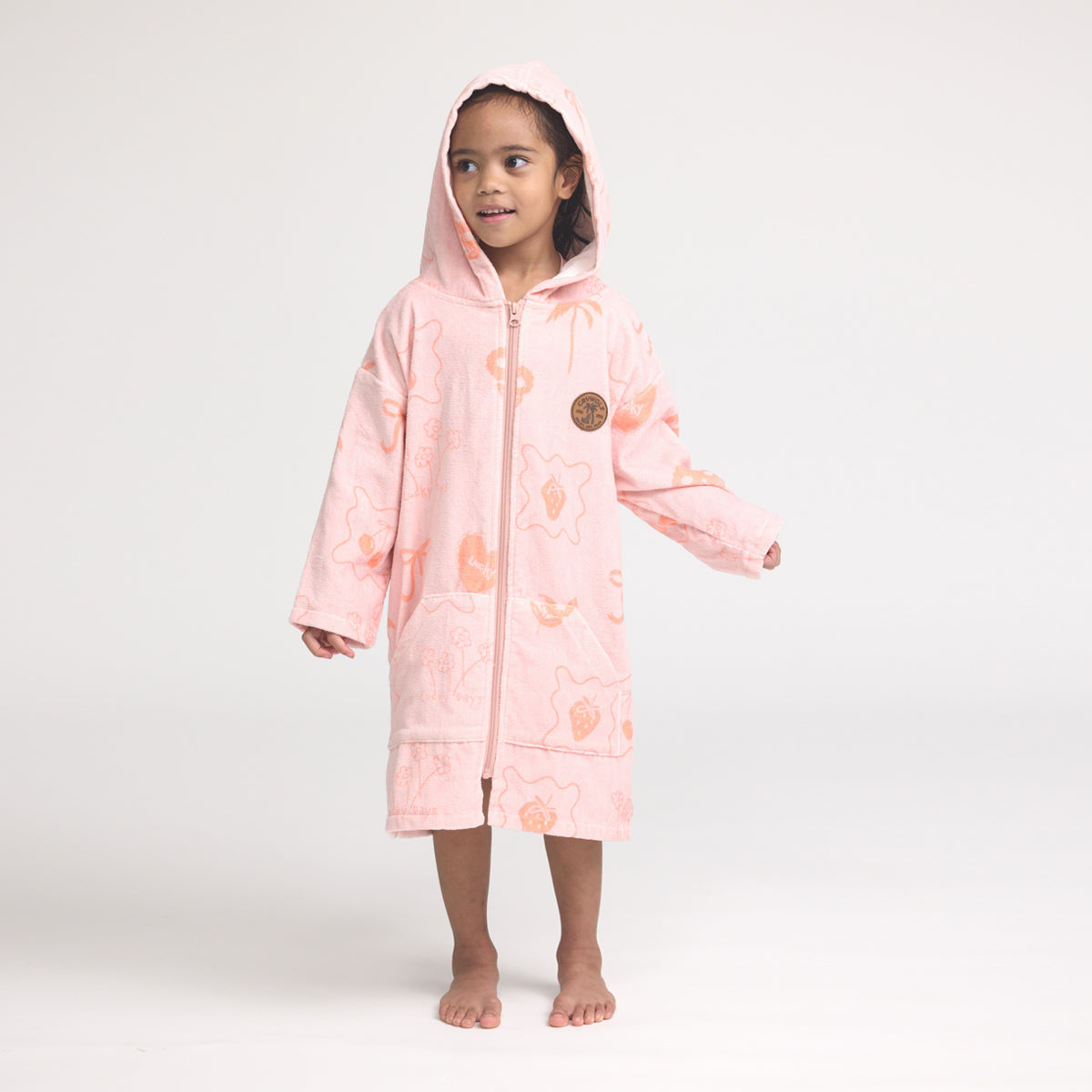 Everywhere Zip-Up Towel (Pink)