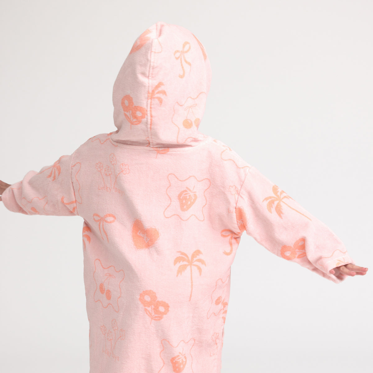 Everywhere Zip-Up Towel (Pink)