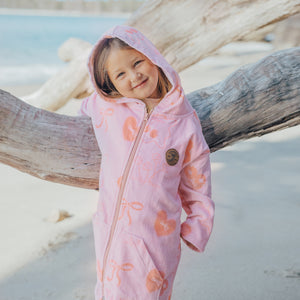 Everywhere Zip-Up Towel (Pink)