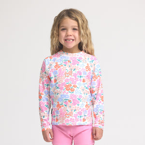 Long Sleeve Rash Vest (Berry Garden)