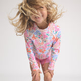 Long Sleeve Rash Vest (Berry Garden)