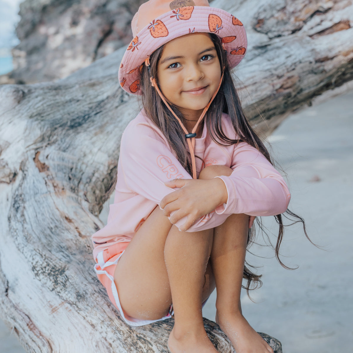 Long Sleeve Rash Vest (Pink)