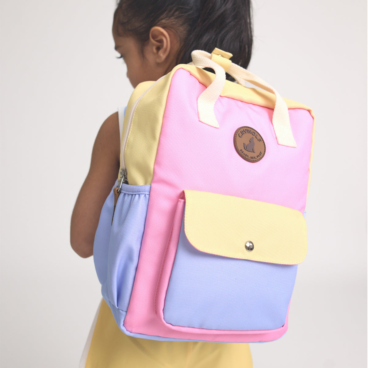 Mini Backpack (Pop Colourblock)