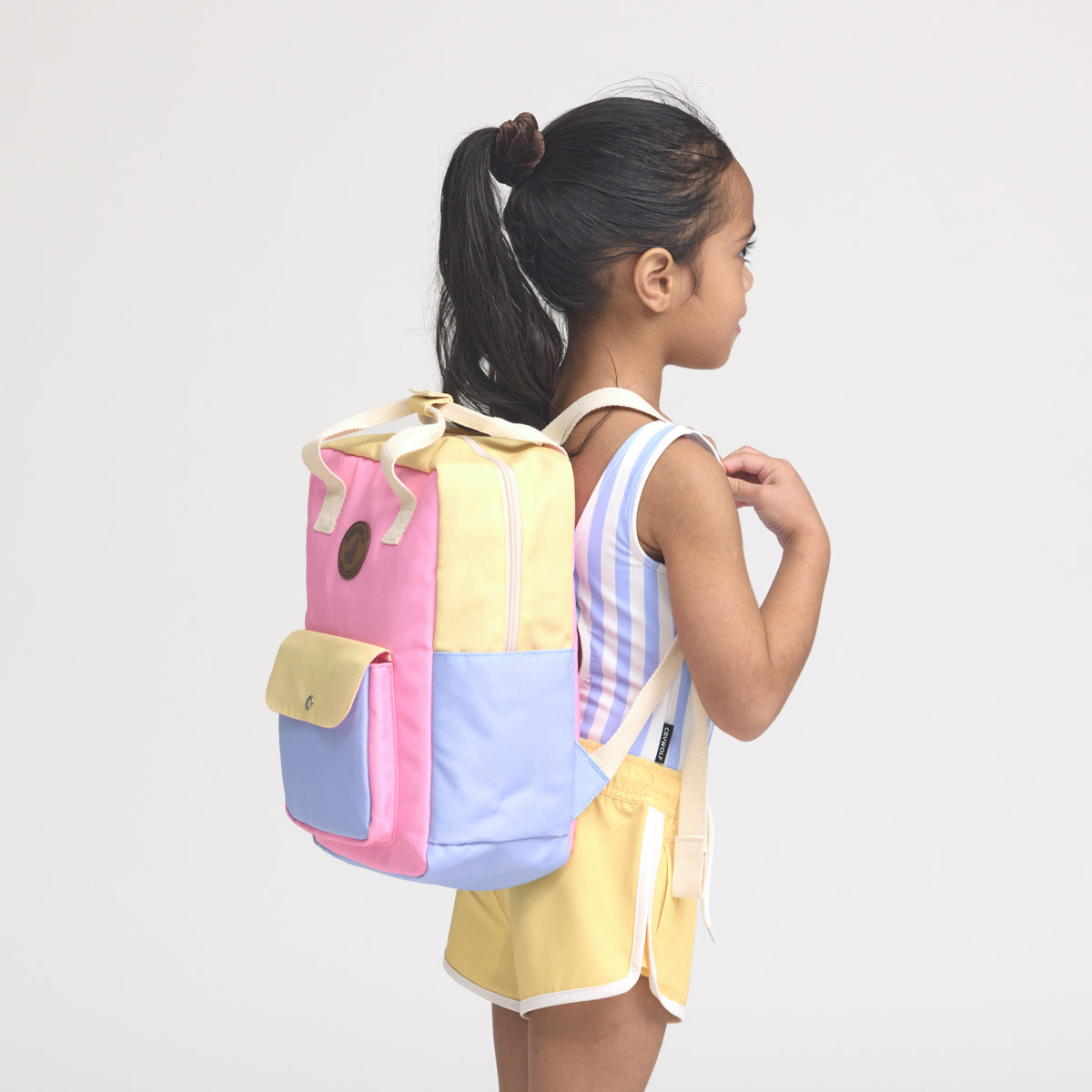 Mini Backpack (Pop Colourblock)