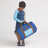 Packable Duffle Bag (Deep Sea Colourblock)