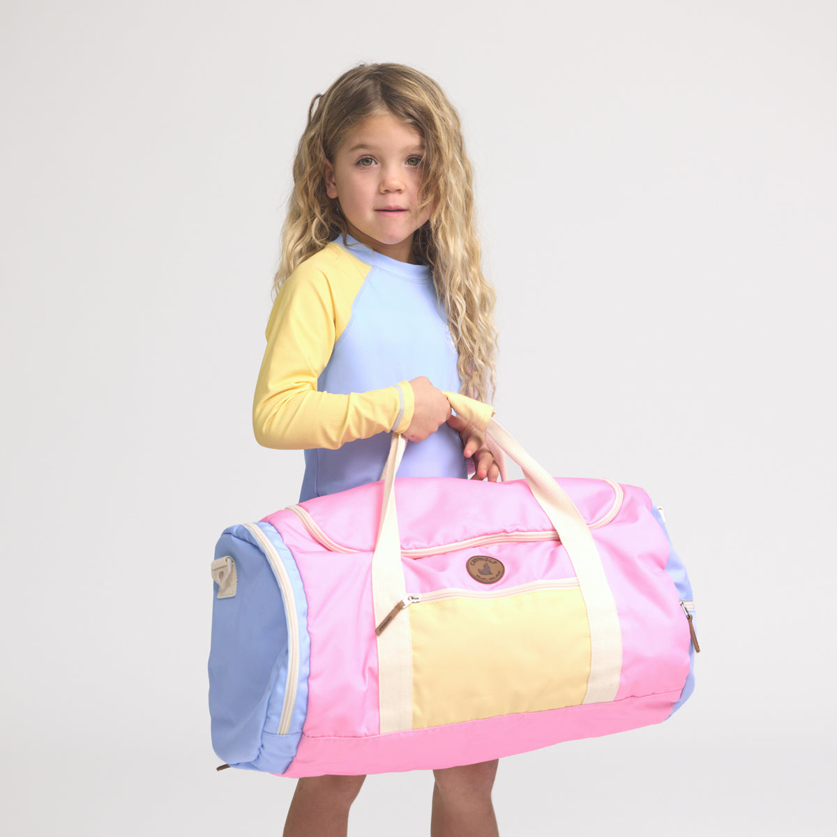 Packable Duffle Bag (Pop Colourblock)