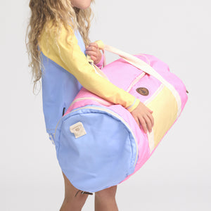 Packable Duffle Bag (Pop Colourblock)