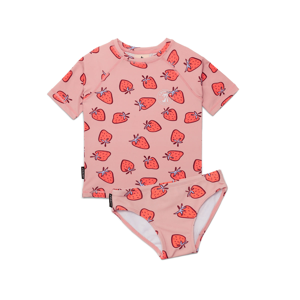 Short Sleeve Rash Set (Strawberry Splash)