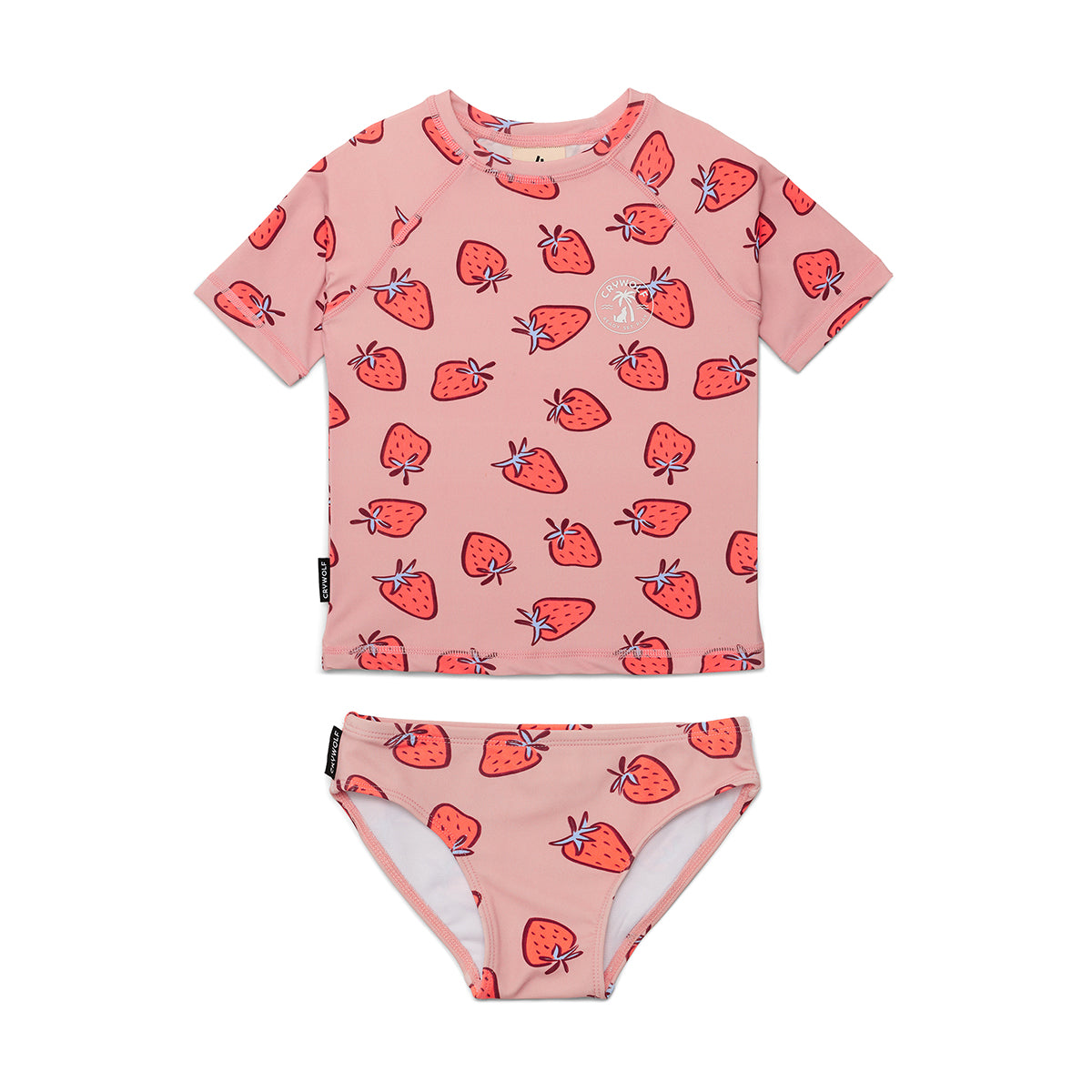 Short Sleeve Rash Set (Strawberry Splash)