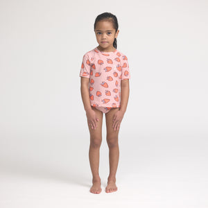 Short Sleeve Rash Set (Strawberry Splash)