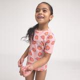 Short Sleeve Rash Set (Strawberry Splash)