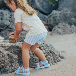 Swim Short (Sky Blue Stripe)
