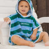 Baby Hooded Towel (Deck Stripe)