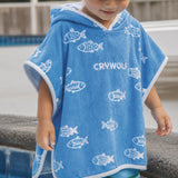 Baby Hooded Towel (Fish School)