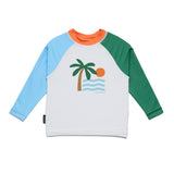 Baby Rash Vest (Seaside Colourblock)