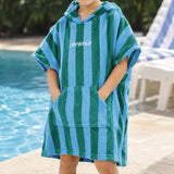Hooded Towel (Deck Stripe)