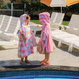 Hooded Towel (Pop Gingham)