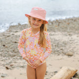 Long Sleeve Swimsuit (Hibiscus Daze)