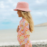 Long Sleeve Swimsuit (Hibiscus Daze)