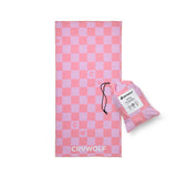 Rapid Dry Towel (Flamingo Check)