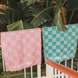Rapid Dry Towel (Flamingo Check)