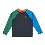 Long Sleeve Rash Vest (Seaside Colourblock)