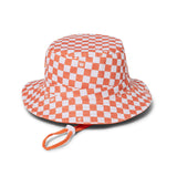 Reversible Bucket Hat (Sunset Check)