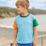 Sun Smart Tee (Seaside Colourblock)