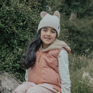 Wolf Ears Beanie (Off White)