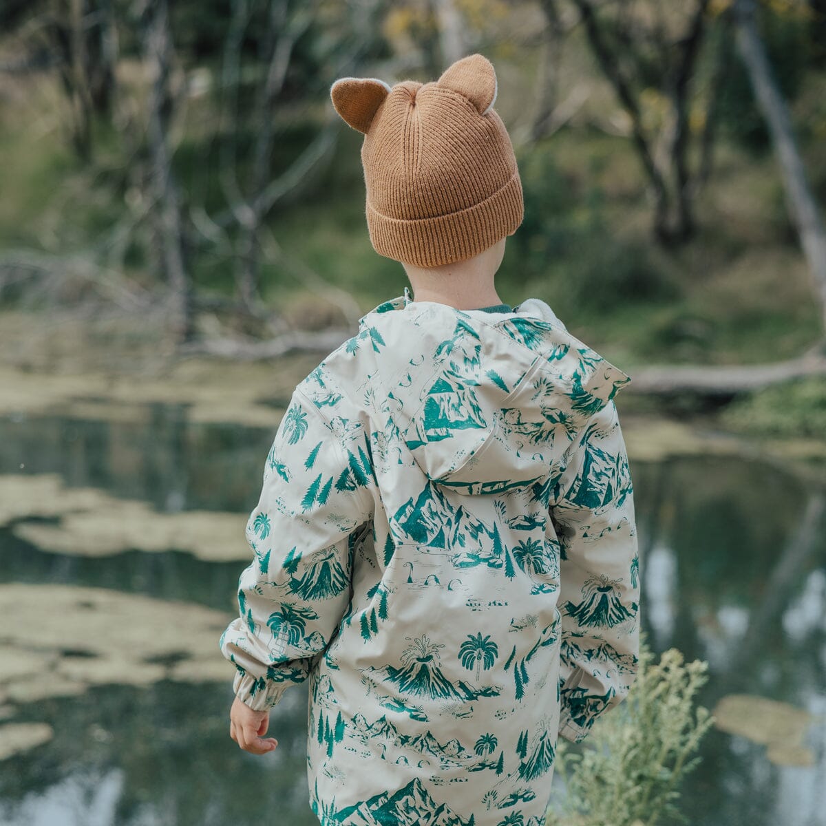 Wolf Ears Beanie (Tan)