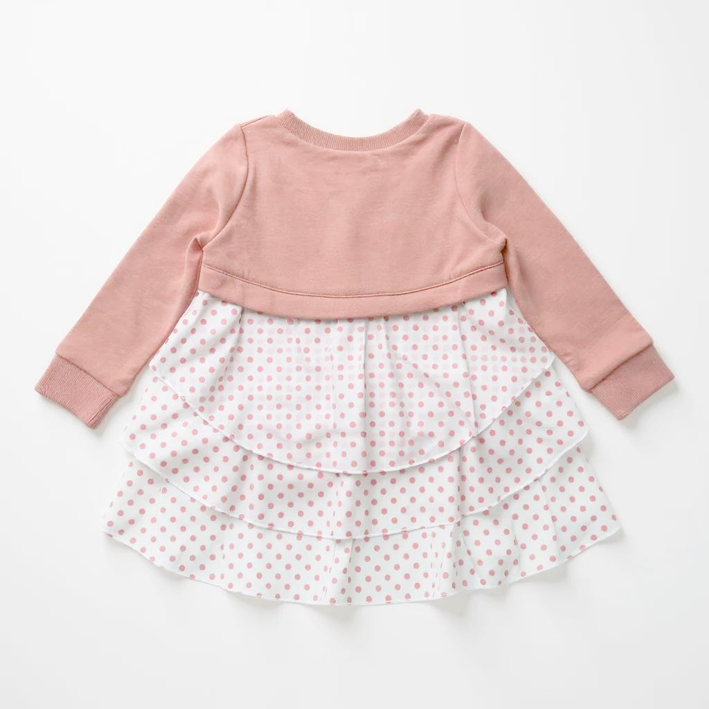 Dot Swing Back Jumper (Rose)