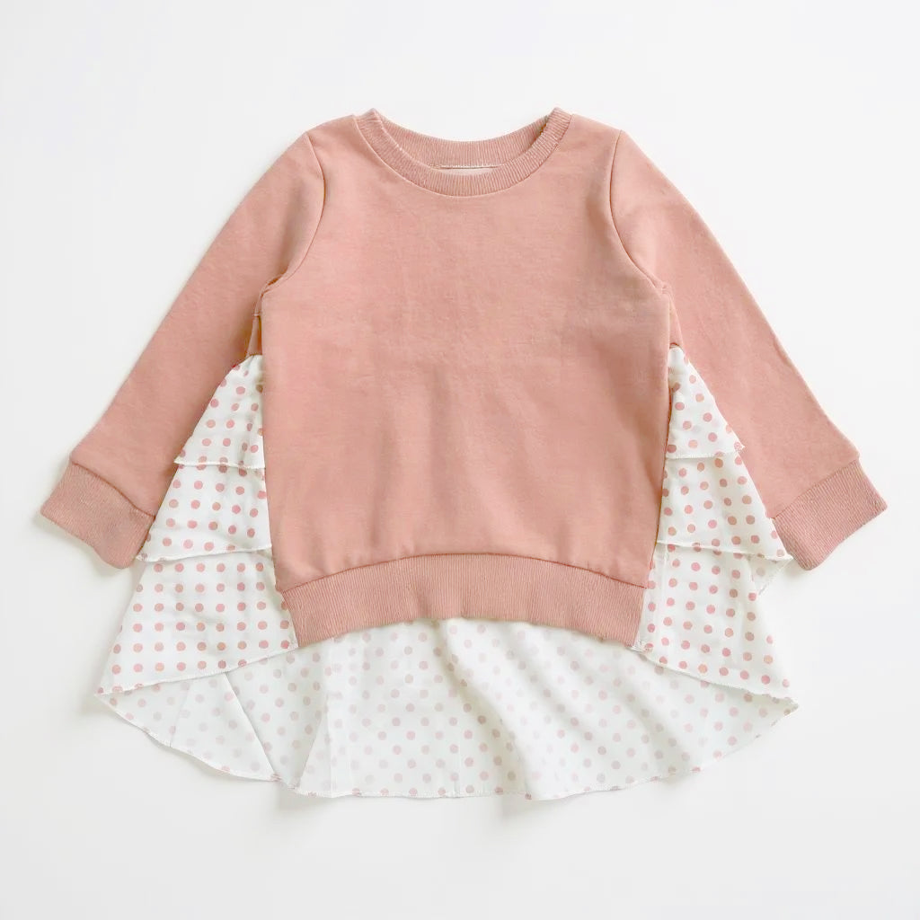 Dot Swing Back Jumper (Rose)