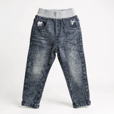 Distressed Star Jeans (Black)