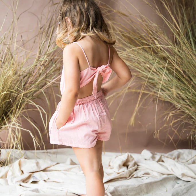 Captin Jumpsuit (Sea Shell Pink)