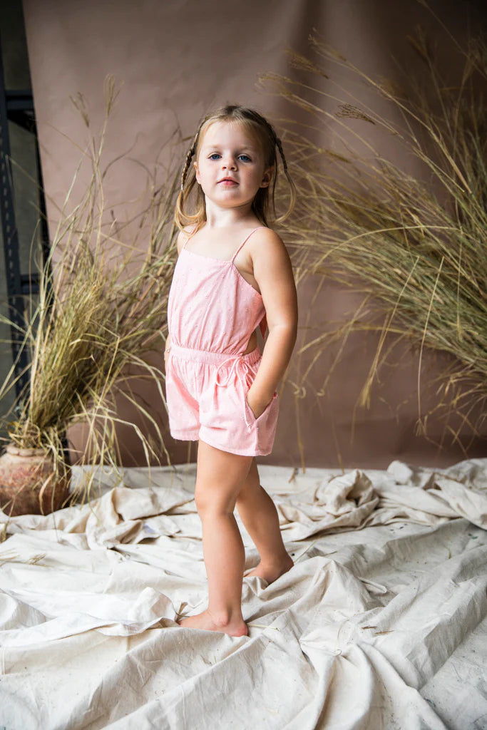 Captin Jumpsuit (Sea Shell Pink)