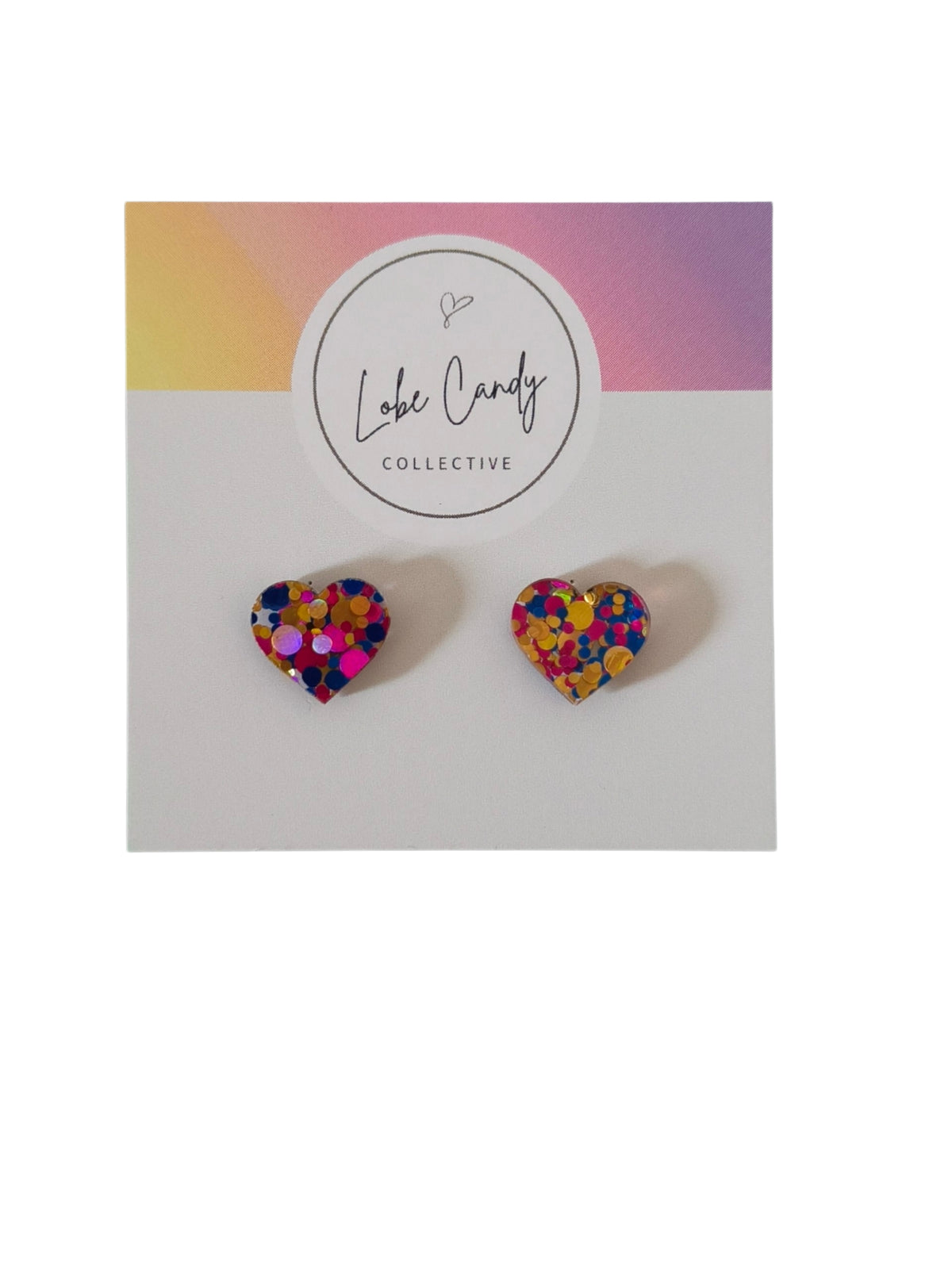 Carnival Glitter Hearts