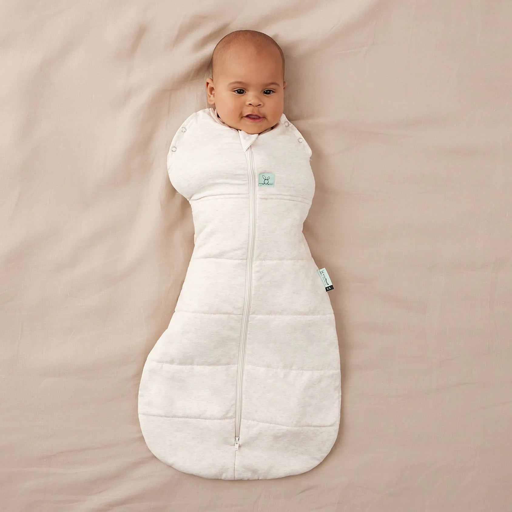 Cocoon Swaddle Bag 2.5 tog (Oatmeal Marle)