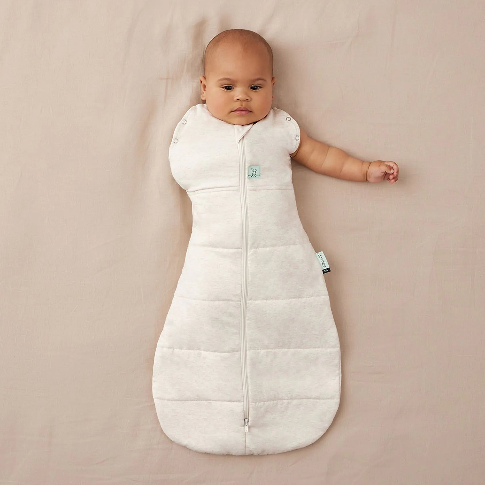 Cocoon Swaddle Bag 2.5 tog (Oatmeal Marle)