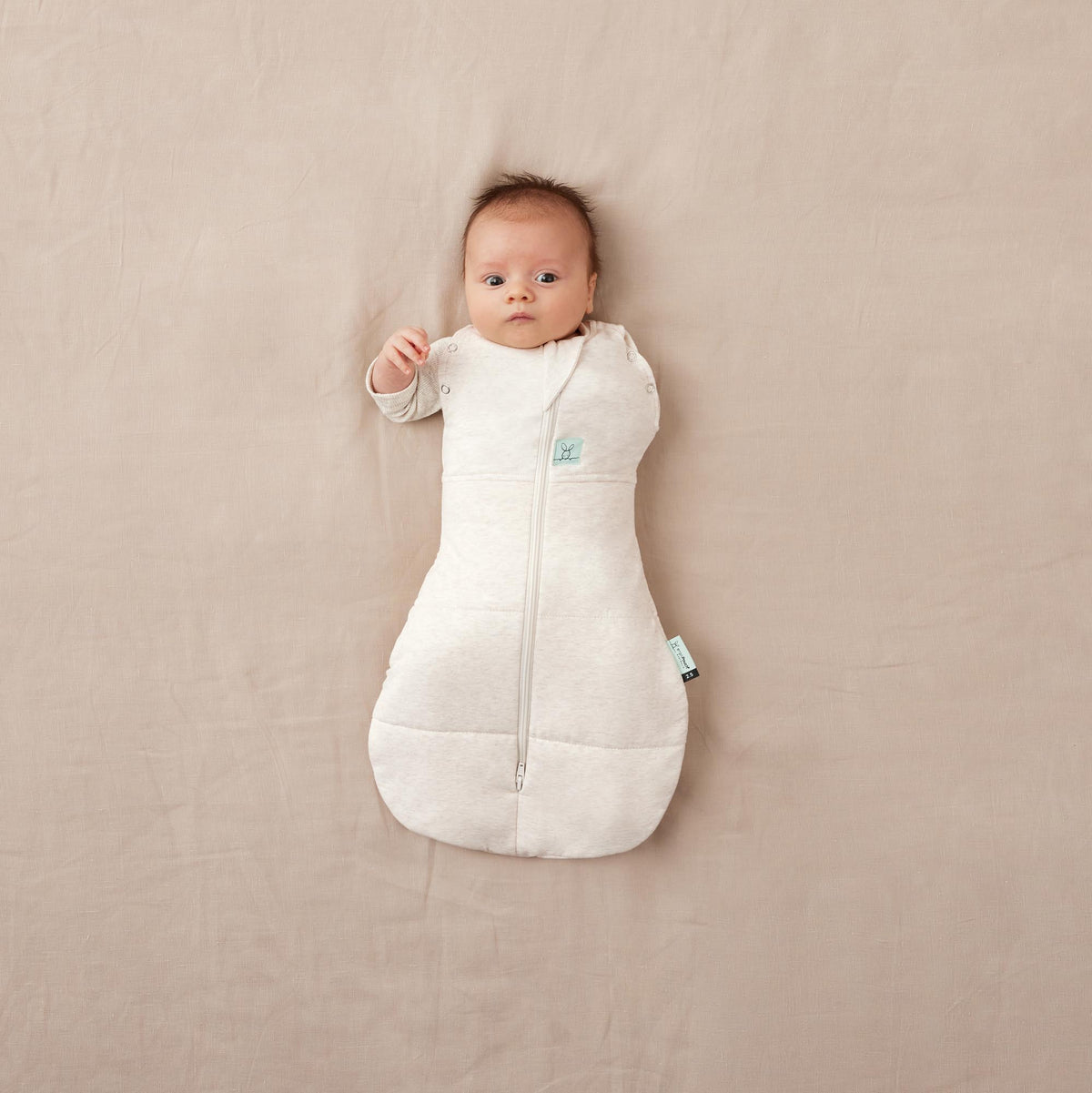 Cocoon Swaddle Bag 3.5 Tog (Oatmeal Marle)