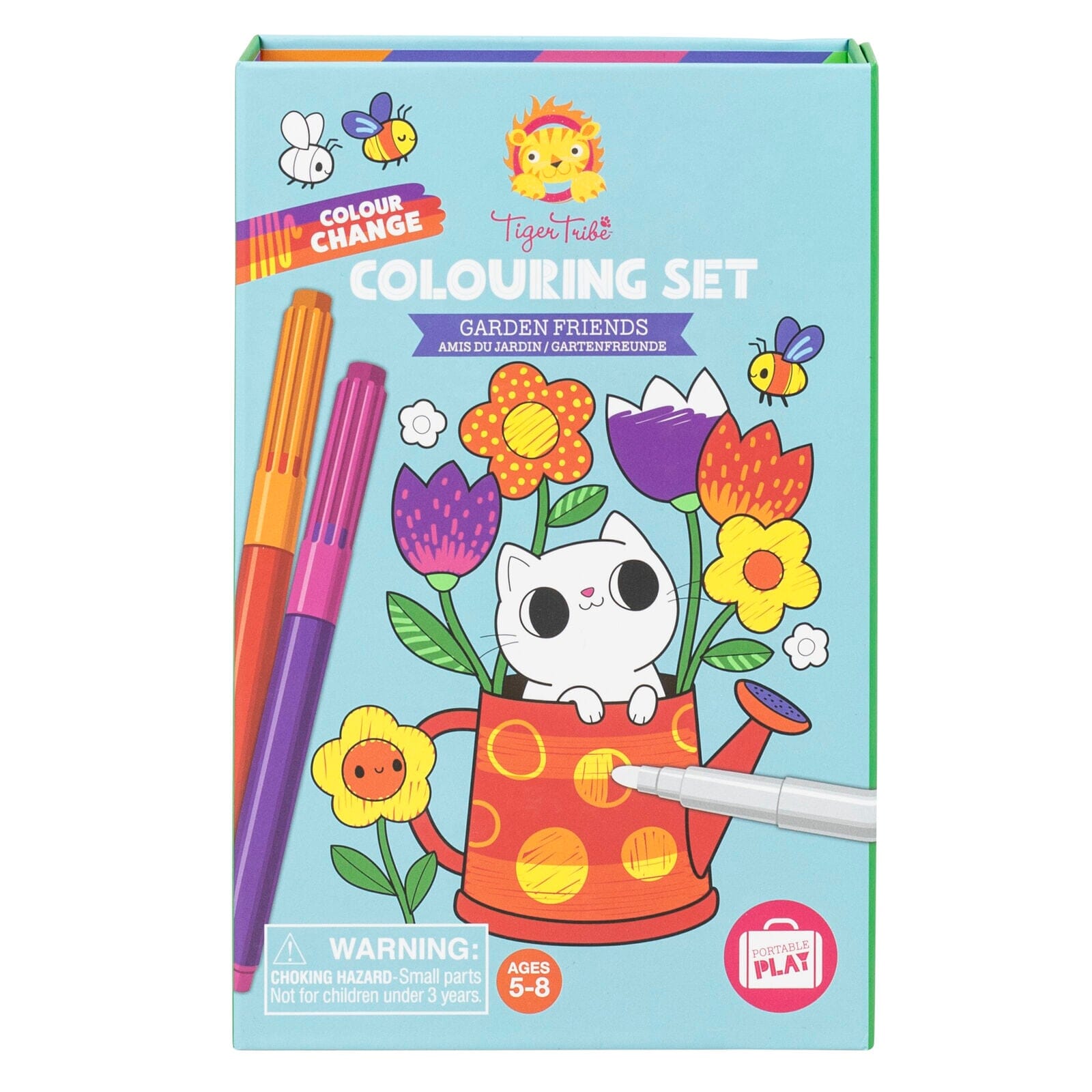 Colour Change Colouring Set (Garden Friends)