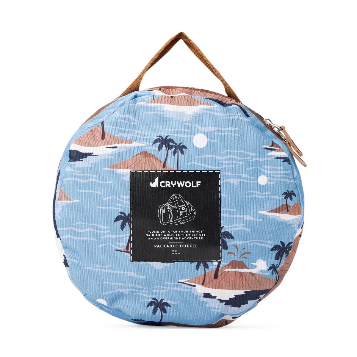 PACKABLE DUFFEL - Blue Lost Island