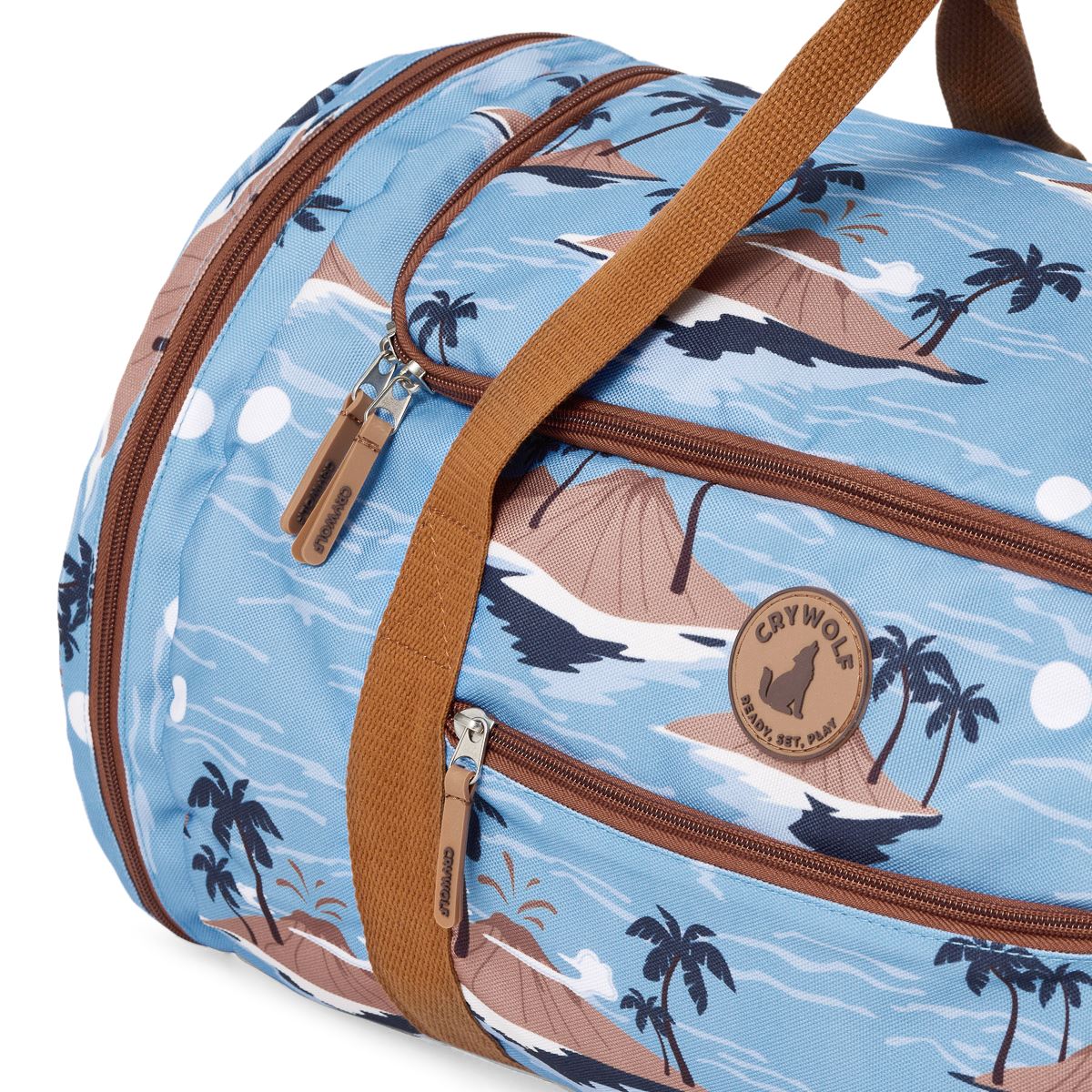 PACKABLE DUFFEL - Blue Lost Island