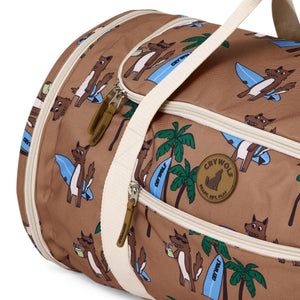 PACKABLE DUFFEL - Surfin Mr Wolf