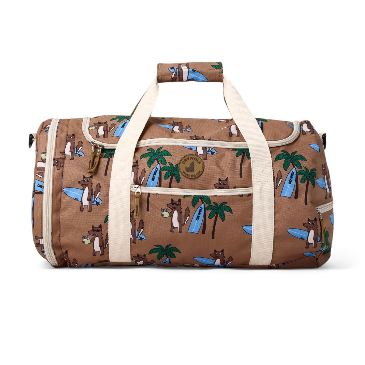 PACKABLE DUFFEL - Surfin Mr Wolf