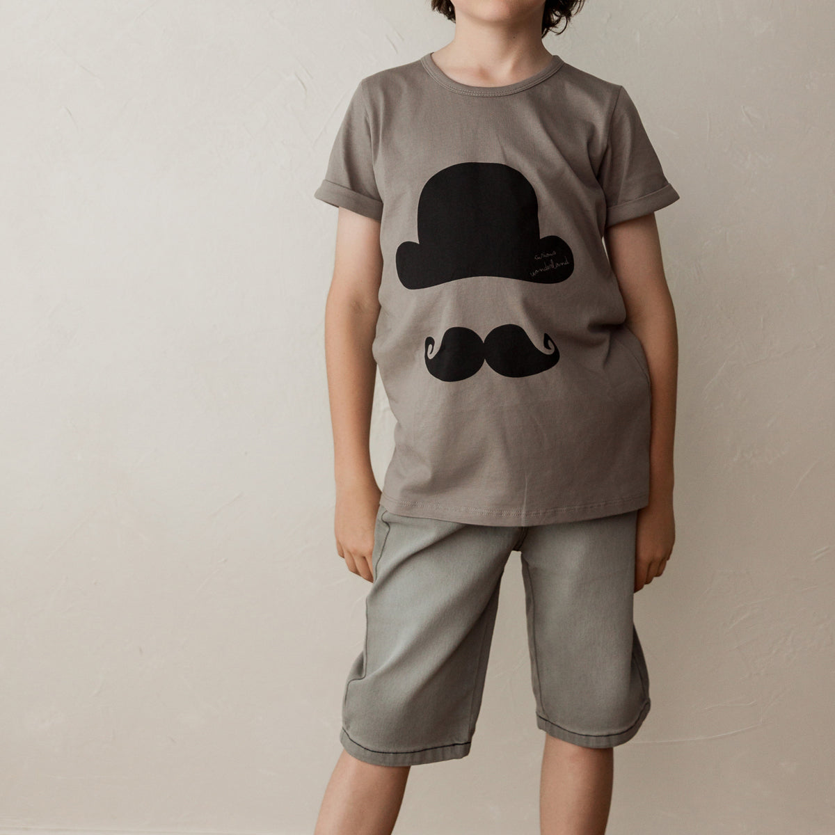 Moustache Drop Back SS Tee